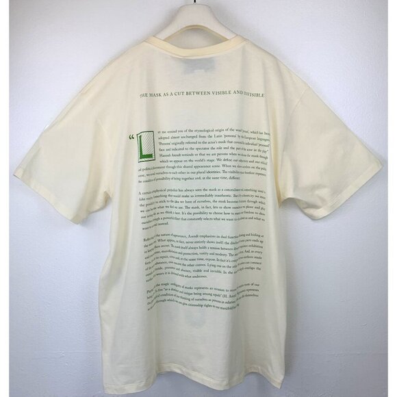 NWT Gucci Manifesto Mask Print Oversized Cotton T-Shirt in White Size XXL - Picture 6 of 13